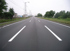 前田新川線舗装路面改良工事（平成22年）