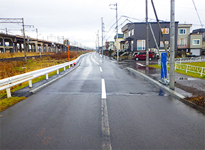 鉄北線道路改良工事（令和6年）