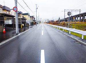 鉄北線道路改良工事（令和6年）