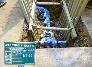白石区本通地区 水道工事（令和6年）