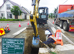 手稲区曙地区 水道工事（令和5年）