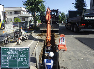 白石区本通地区 水道工事（令和7年）